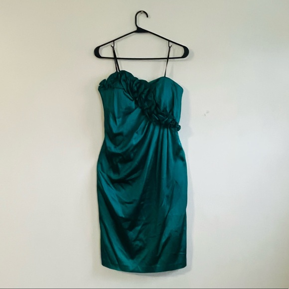 Maggy London Emerald Green Cocktail Party Dress - Picture 13 of 13